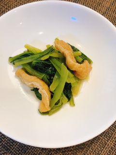 小松菜とうすあげの煮浸し-レシピのメイン写真