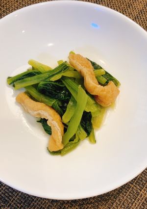 小松菜とうすあげの煮浸し-レシピのメイン写真