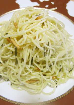 お茶漬け海苔deパスタ-レシピのメイン写真