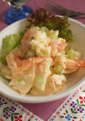 生姜タルタルdeおいC～海老サラダ-レシピのメイン写真