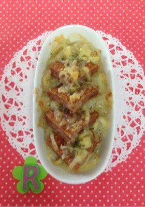 市販のハムカツで簡単グラタン☆-レシピのメイン写真