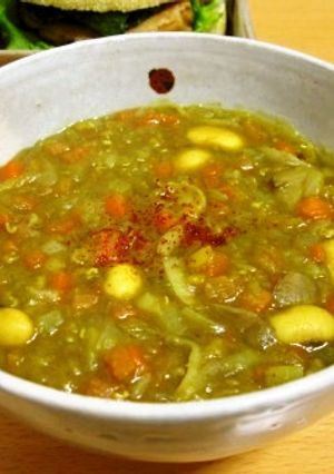 野菜たっぷり♪食べる豆カレー-レシピのメイン写真