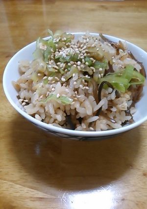 塩昆布とさつま芋ご飯-レシピのメイン写真