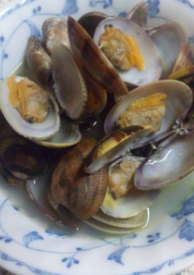 簡単！あさりのバター酒蒸し-レシピのメイン写真