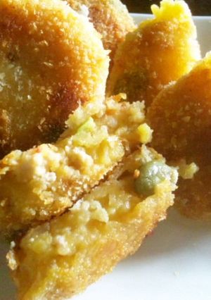 インカのめざめと、枝豆でコロッケ-レシピのメイン写真