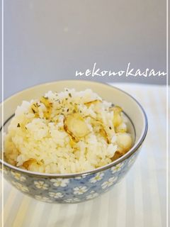 ほたての炊き込みご飯♫ラーメンスープで*-レシピのメイン写真
