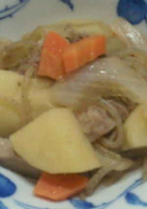 豚小間で肉じゃが☆-レシピのメイン写真