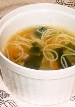 ё コンソメそうめんスープ ё-レシピのメイン写真
