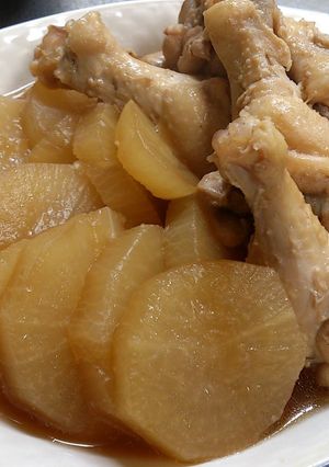 大根と鶏手羽元の煮もの-レシピのメイン写真