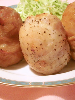 オーブンで!三種の肉巻きおにぎり♪-レシピのメイン写真