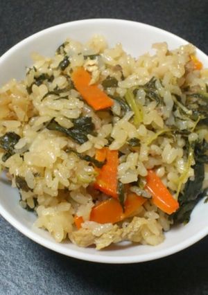 ☆小松菜の炊き込みご飯☆-レシピのメイン写真