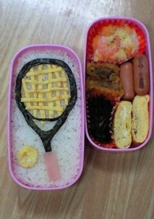 簡単に出来る★テニス弁当★キャラ弁？-レシピのメイン写真