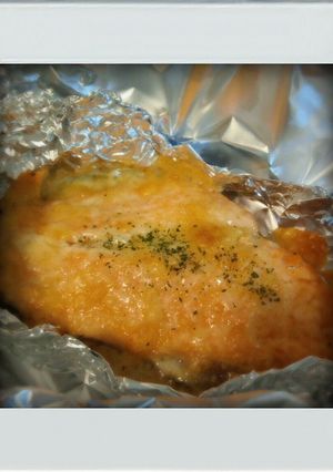 ■糖質制限■鮭ホイル焼き♪簡単香味チーズ-レシピのメイン写真