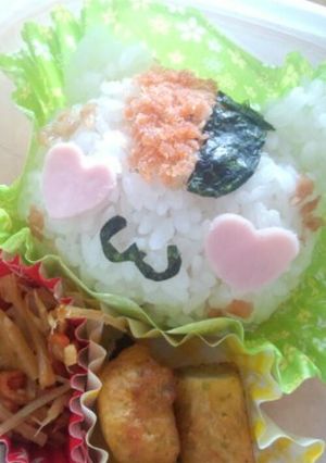 ニャンコ先生キャラ弁-レシピのメイン写真