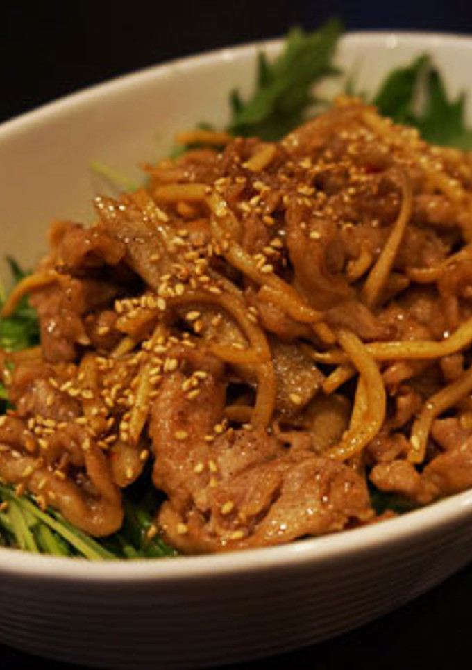 豚肉と筍と牛蒡の甜麺醤炒め-レシピのメイン写真
