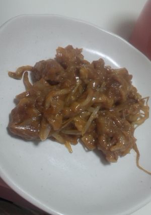 ワンタンともやしのナムルの甜麺醤炒め-レシピのメイン写真