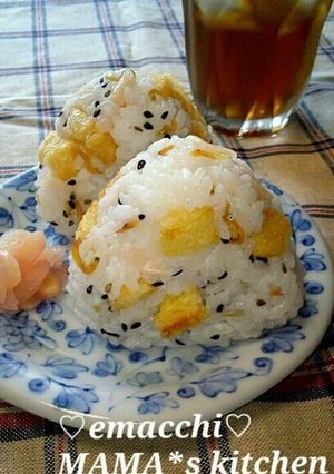 *新生姜*揚げとじゃこのさっぱりおにぎり-レシピのメイン写真