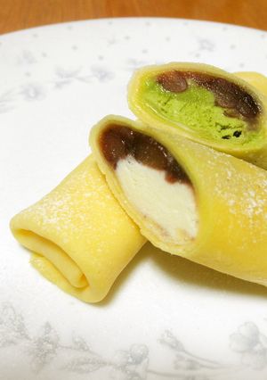 パクッと♪小倉クレープアイス☆-レシピのメイン写真