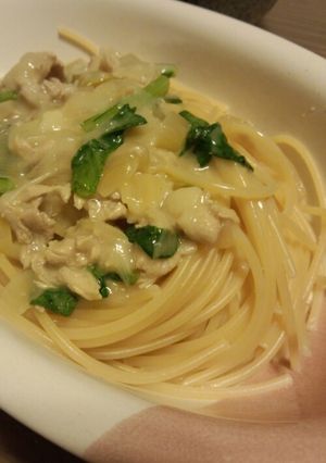 豚丼 パスタにリメイク-レシピのメイン写真