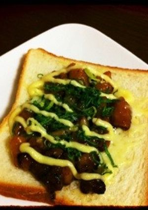 ズボラな照り焼きチキンピザもどき。-レシピのメイン写真