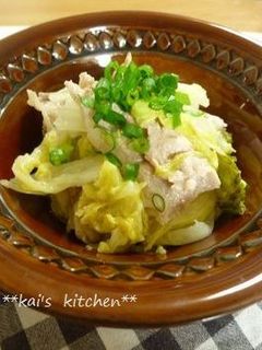 白だしで♪白菜と豚肉の煮物-レシピのメイン写真