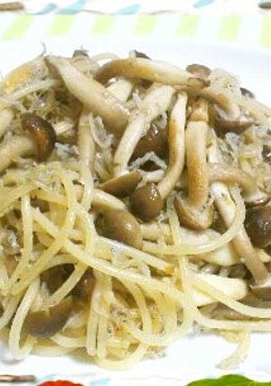 しめじとじゃこのパスタ-レシピのメイン写真