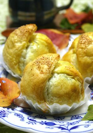 懐かしの味☆和風渋皮マロンパイ-レシピのメイン写真
