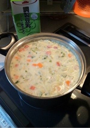 脂肪燃焼スープ 豆乳味-レシピのメイン写真
