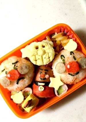 不器用母さんのアンパンマン☆キャラ弁-レシピのメイン写真