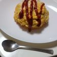 簡単本格チキンライスのプレーンオムライス