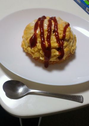 簡単本格チキンライスのプレーンオムライス-レシピのメイン写真