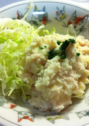 ルバーブでポテトサラダ-レシピのメイン写真
