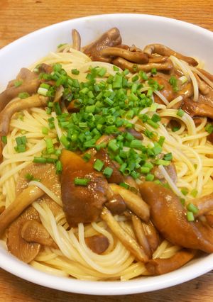 オッキーなめこのパスタ-レシピのメイン写真
