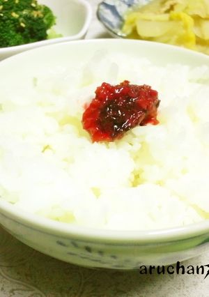 自家製梅肉のっけごはん-レシピのメイン写真