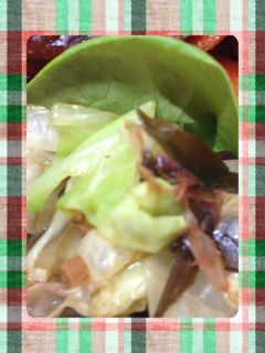 キャベツの梅昆布和え-レシピのメイン写真