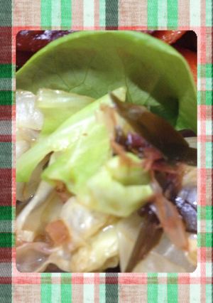 キャベツの梅昆布和え-レシピのメイン写真