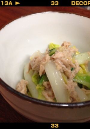 白菜とツナの炒め物-レシピのメイン写真