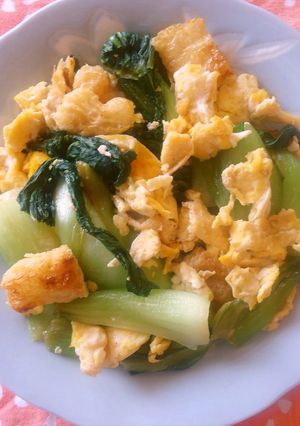 題名が難しい青梗菜炒め-レシピのメイン写真
