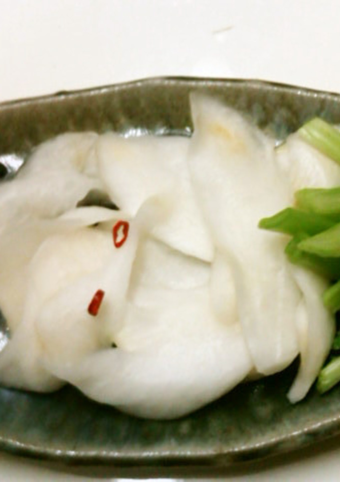 簡単　大根のお漬物　いつもと違った食感で-レシピのメイン写真
