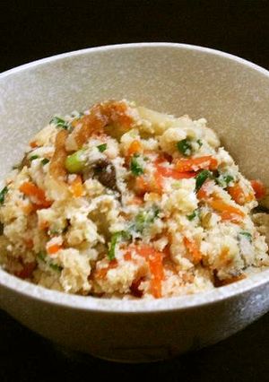 おからの味付けに魚の煮汁-レシピのメイン写真