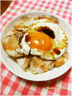 我が家の焼豚玉子飯-レシピのメイン写真