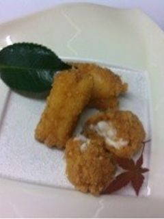 鱈と白子の柿の種揚げ-レシピのメイン写真