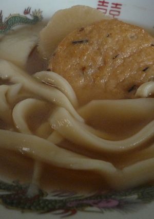 おでんの残りとウェイパーでうどん！-レシピのメイン写真