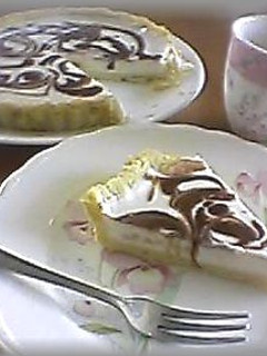 チョコマーブルの☆ヨーグルトタルト!-レシピのメイン写真