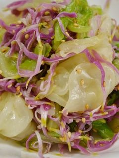キャベツ・菊の花のお浸し-レシピのメイン写真