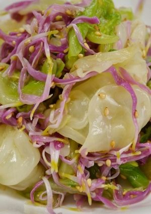 キャベツ・菊の花のお浸し-レシピのメイン写真