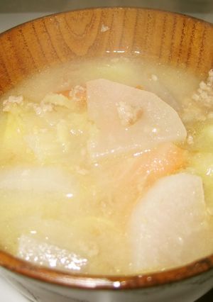 寒い冬を乗り切る！飲みすぎ注意★豚汁♥-レシピのメイン写真