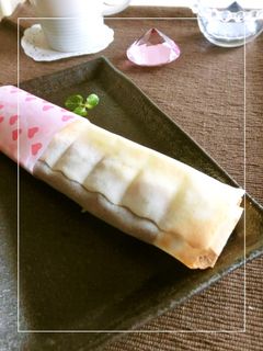 粒あん×りんご×マシュマロのパイ風-レシピのメイン写真