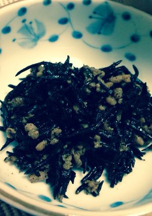 鶏ひき肉とひじきの煮つけ☆-レシピのメイン写真