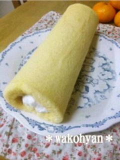 簡単ロールケーキ-レシピのメイン写真